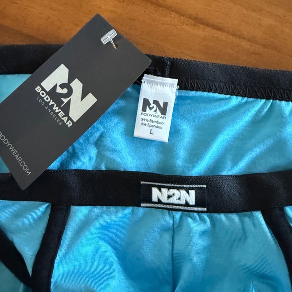 NWT N2N Bodywear Studio Groove Bikini in Sky, L - Picture 5 of 6